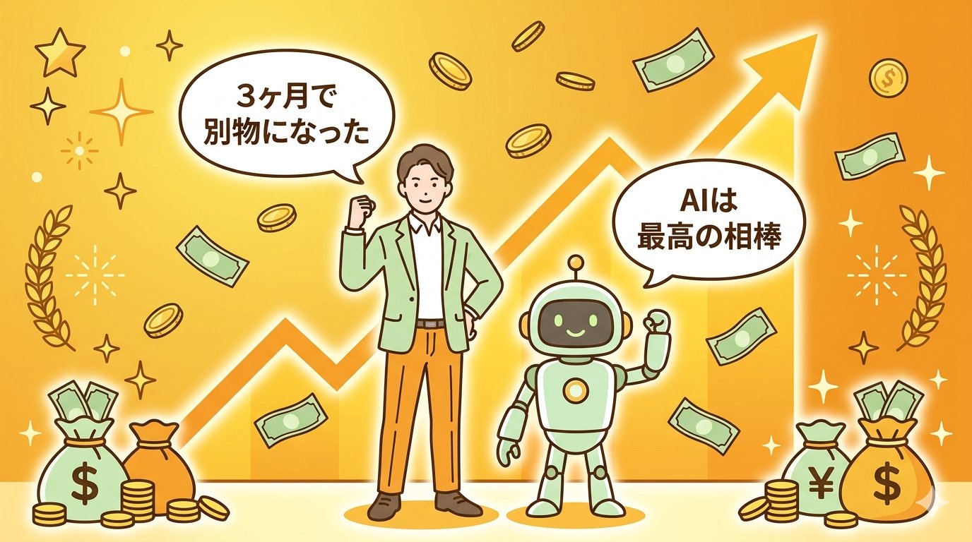 3ヶ月で別物になった・AIは最高の相棒
