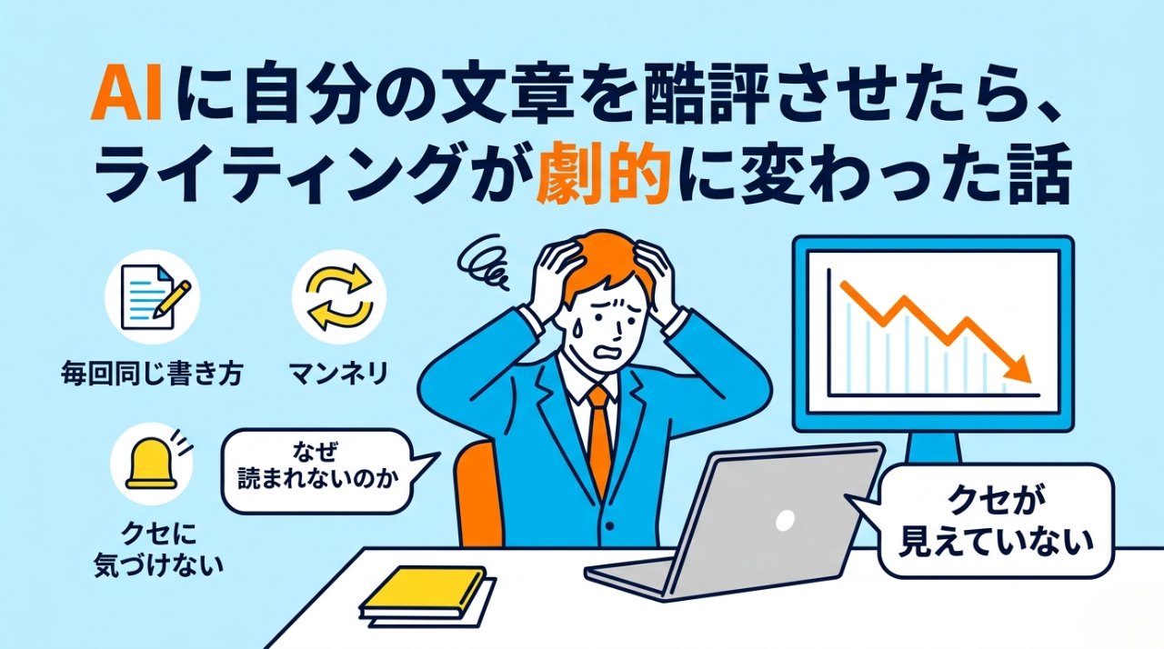 ブログのアクセスが伸びず悩むライター・マンネリと気づけないクセの課題提起