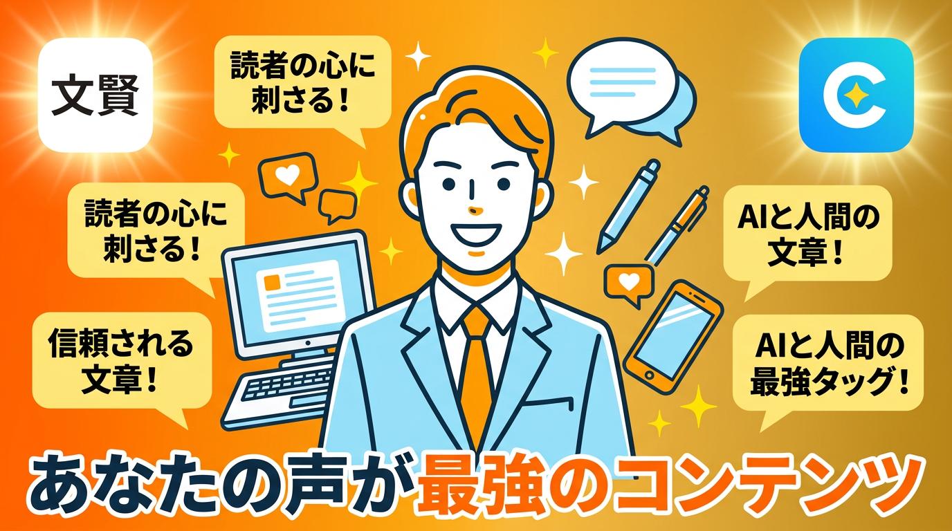 あなたの声が最強のコンテンツ・結論イメージ