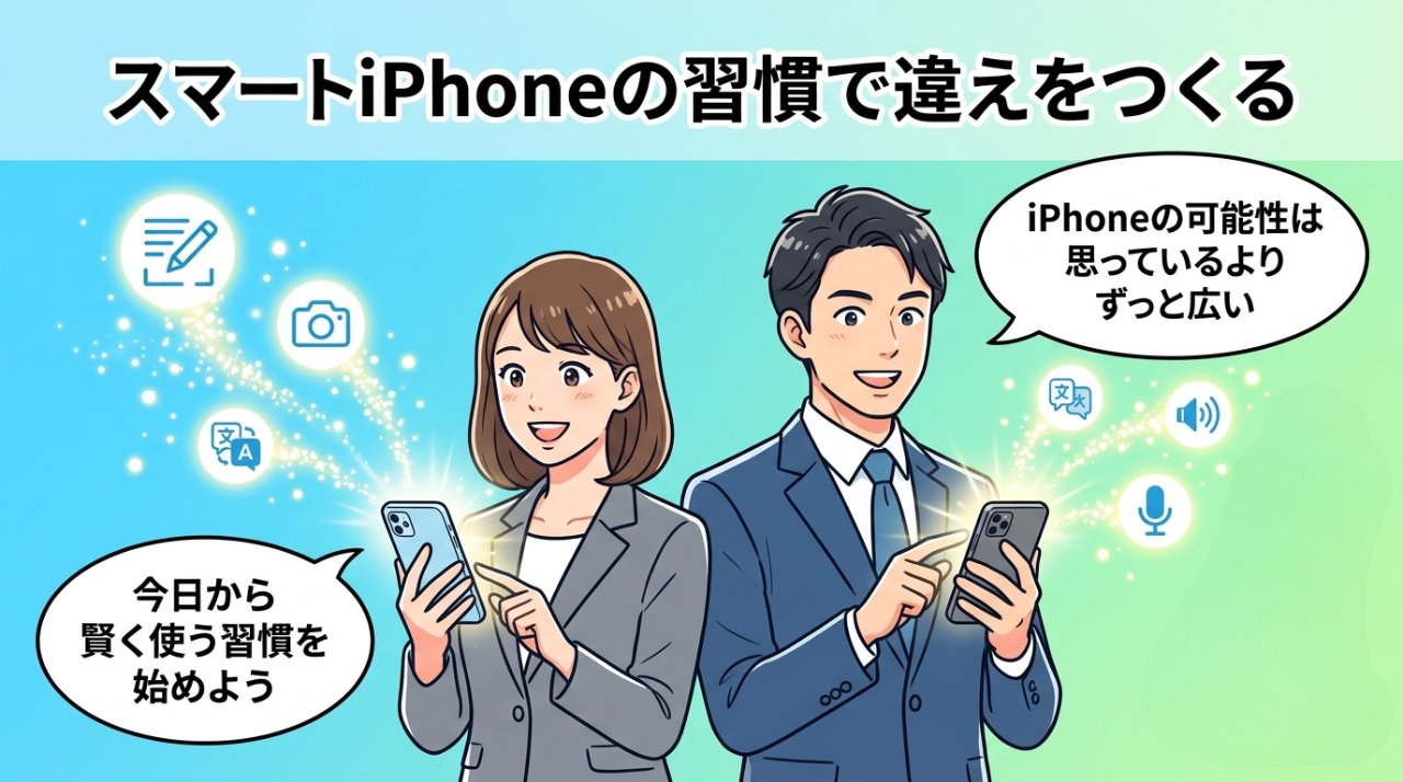 スマートiPhoneの習慣で違いをつくる・今日から賢く使う習慣を始めよう
