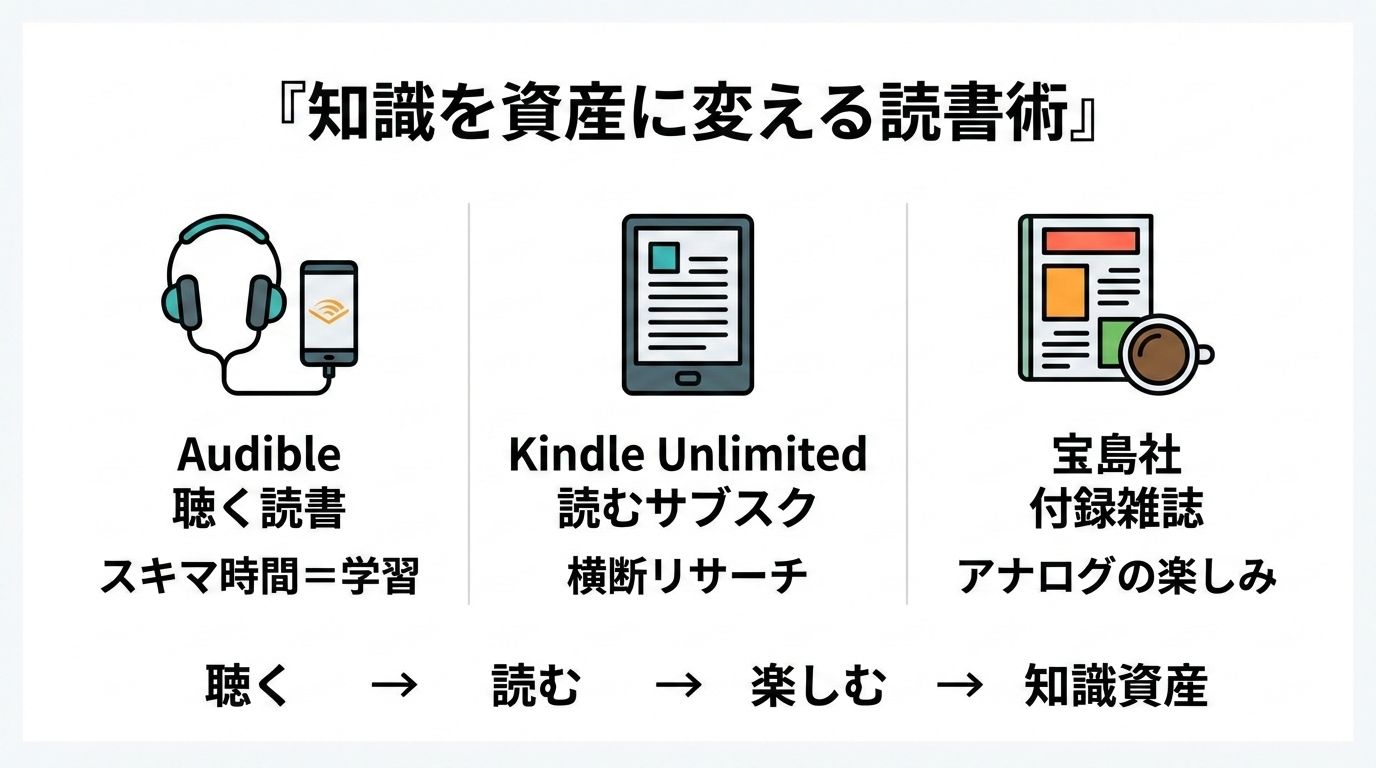 「本を読む時間がない」を卒業！Amazon Audible 