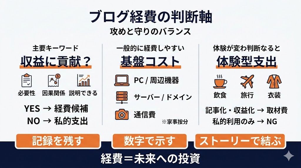 ブログの購入品はどこまで経費?税務署も納得する「攻めと守り」の経費計上ガイド