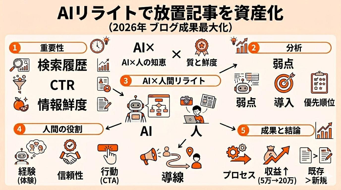 放置記事を「稼ぐ資産」へ蘇らせる