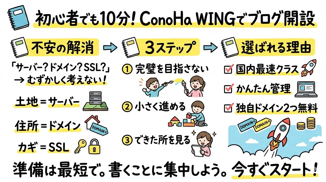 初心者でも10分で完了！