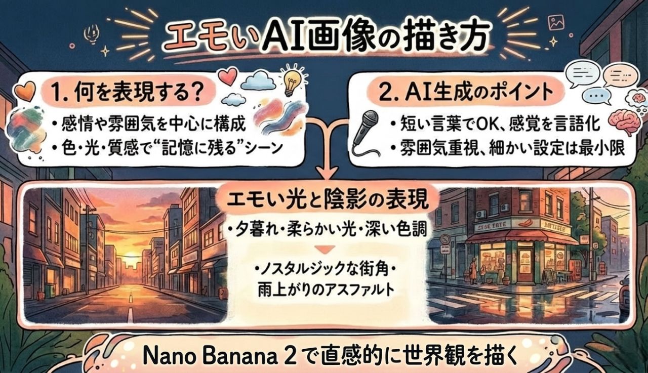 SNSでバズる「エモい画像」が、あなたのSNSを劇的に変える