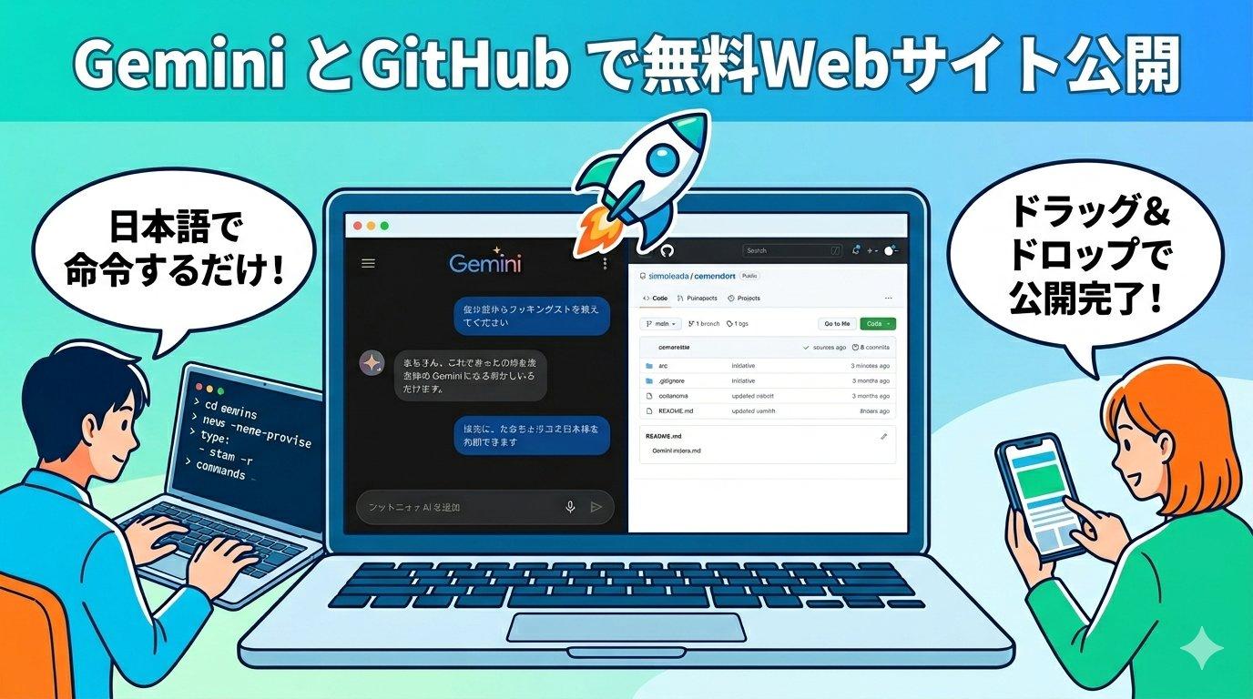 AIに頼んでWebサイトを公開した理想の未来イメージイラスト