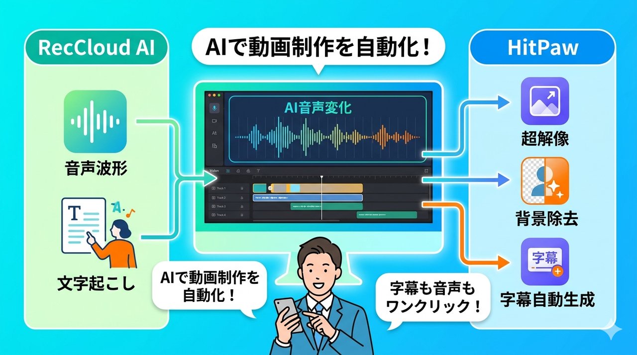 顔出しなしYouTube副業で理想の未来を実現したビジネスパーソンのイラスト