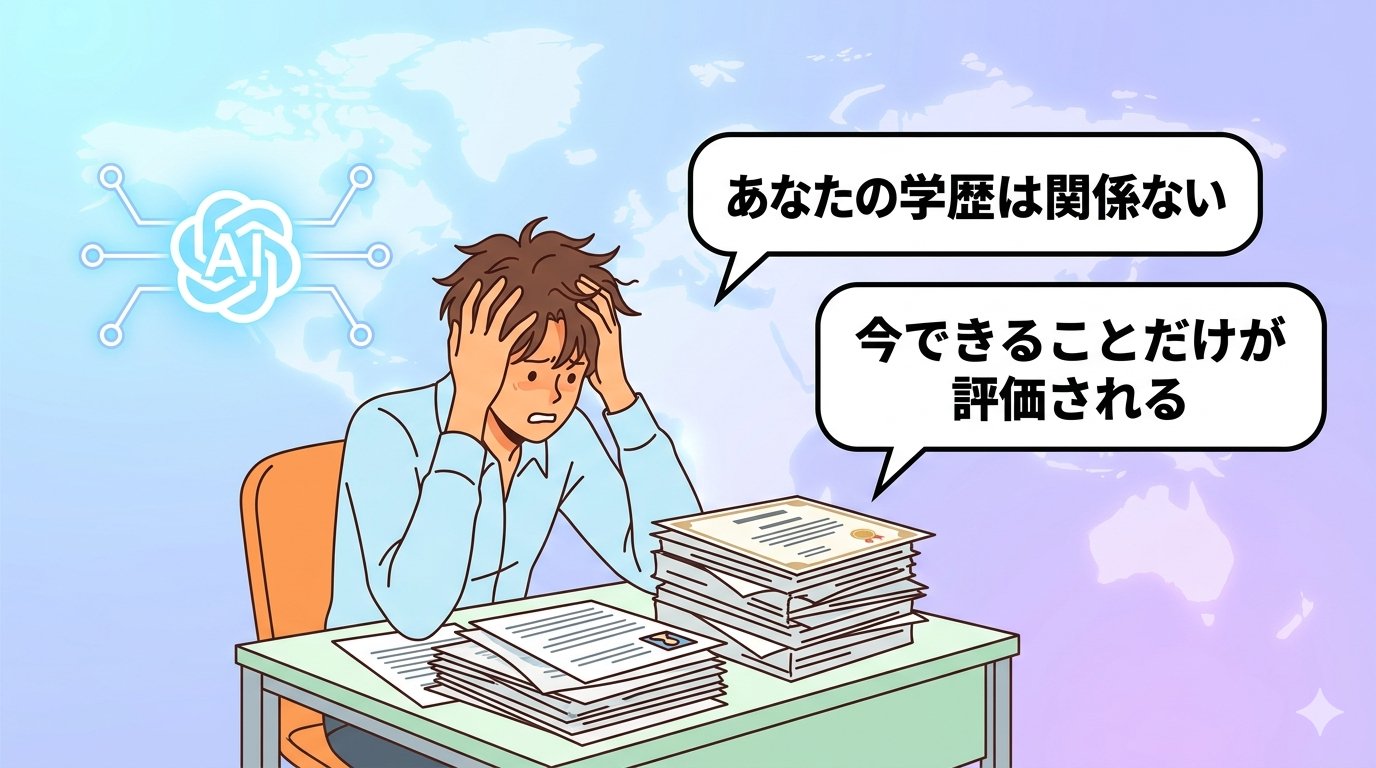 学歴は関係ない──今できることだけが評価される時代