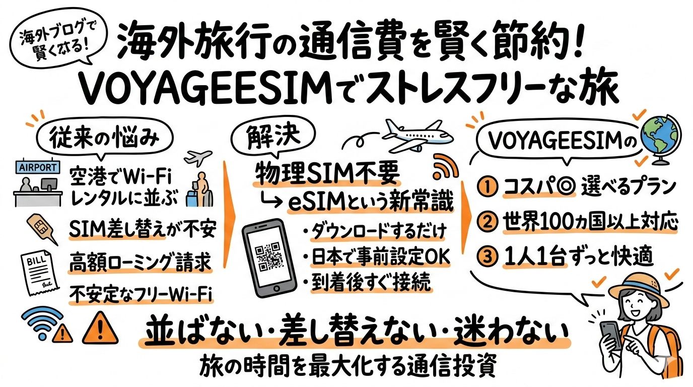 海外旅行の通信費を賢く節約!