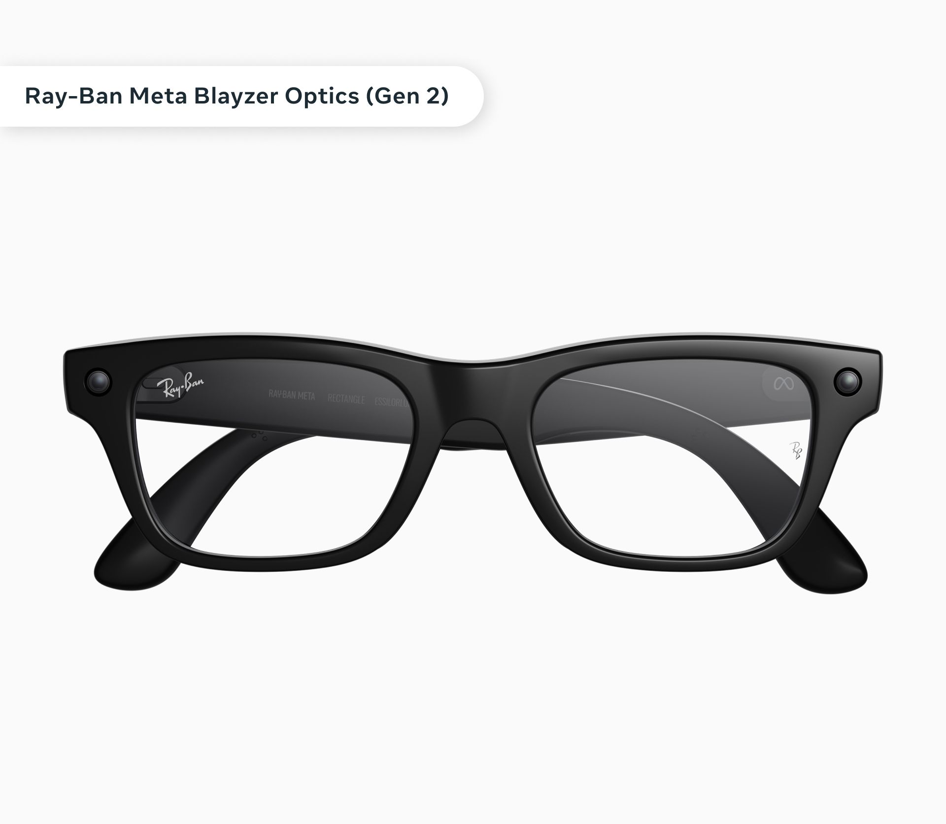 Ray-Ban Meta Blayzer Optics——長方形デザインのスマートグラス
