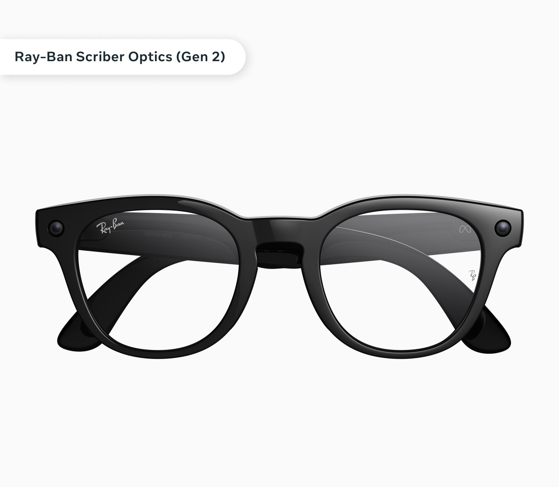 Ray-Ban Meta Scriber Optics——丸みを帯びたクラシックフレームのスマートグラス