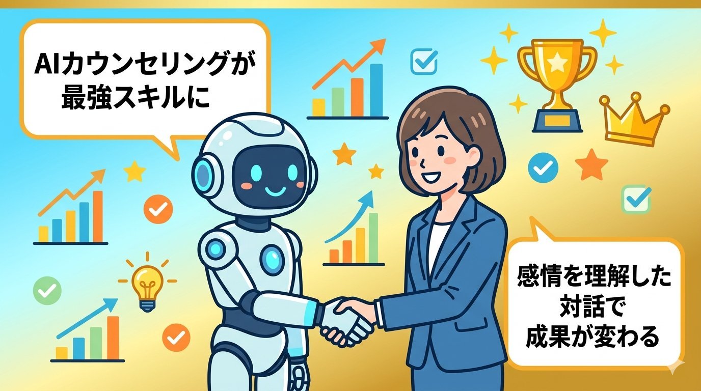 AIカウンセリングが最強スキルに・感情を理解した対話で成果が変わる