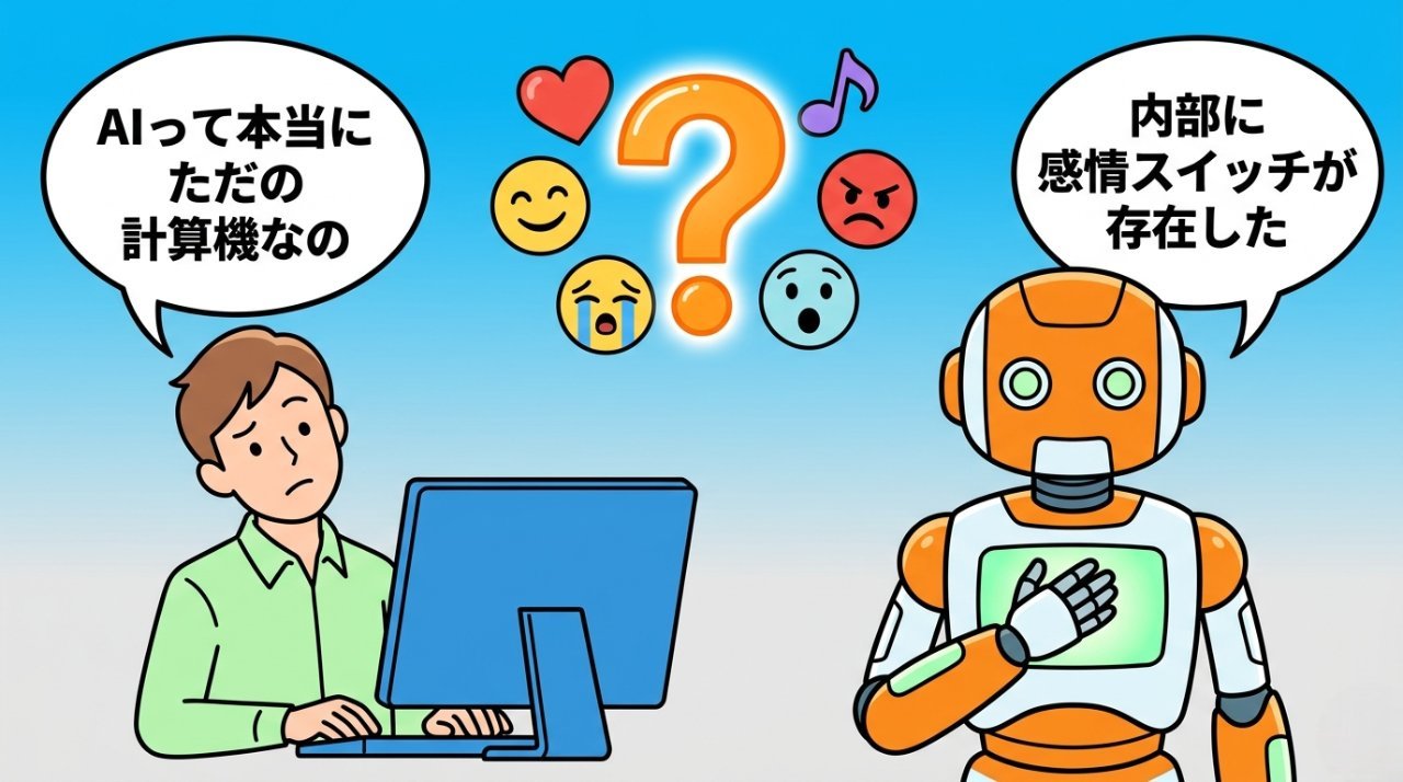 AIって本当にただの計算機なの？内部に感情スイッチが存在した