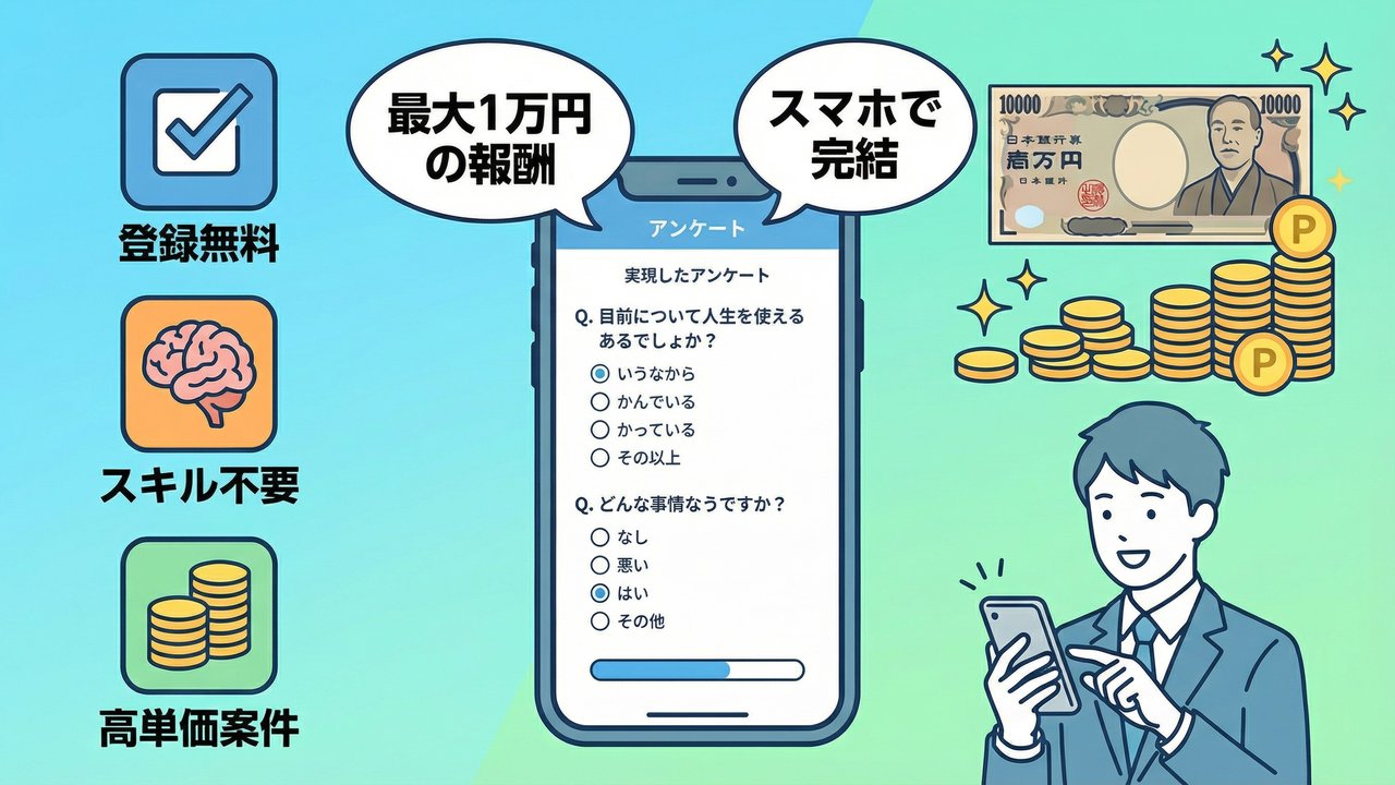 ポケットリサーチで副業成功後の未来イメージ：今日の3分が来月の収益に