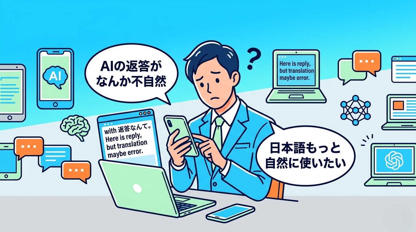 海外製AIの不自然な日本語に困るビジネスパーソン