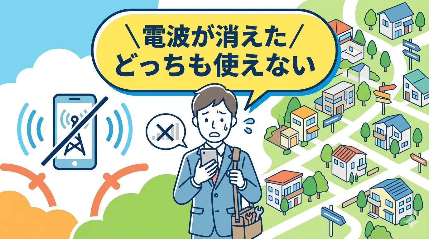 キャリア障害でどっちも使えなくなった体験