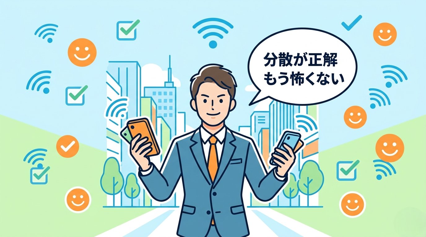 複数回線分散運用で安心して仕事できる未来